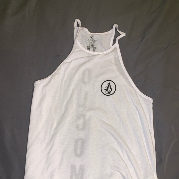 Volcom Tops - White Volcom tank Volcom Tops - White Volcom tank